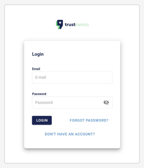 Trustmetrics.io Login