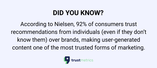 consumers trust recommendations