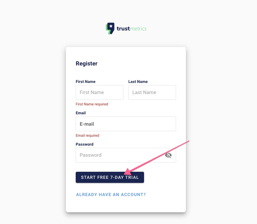 Trustmetrics Register