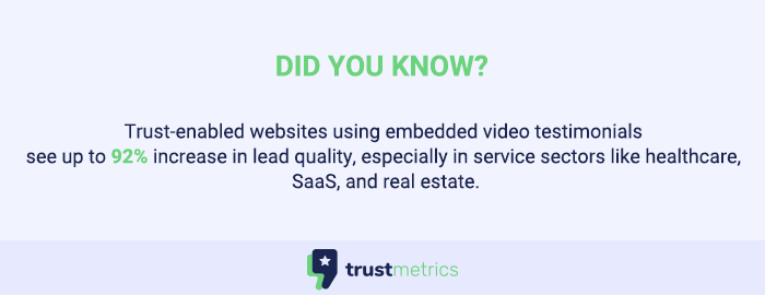 embedded video testimonials