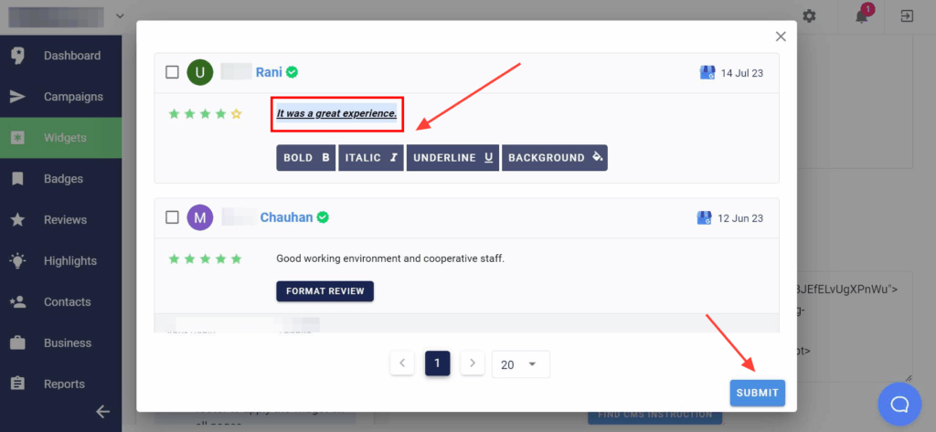 floating vs popup widget