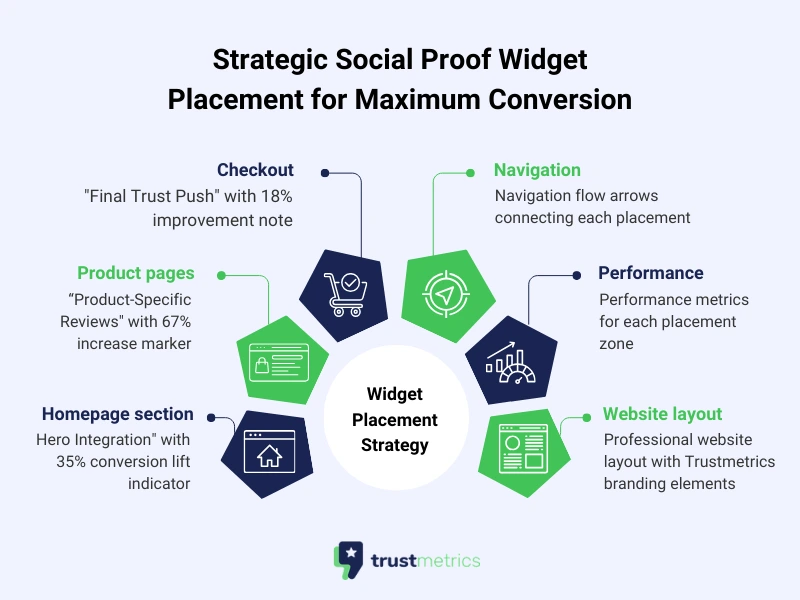 Strategic Social Proof Widget Placement for Maximum Conversion